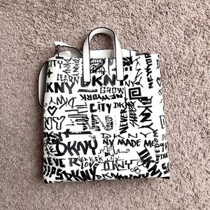 DKNY graffiti tote